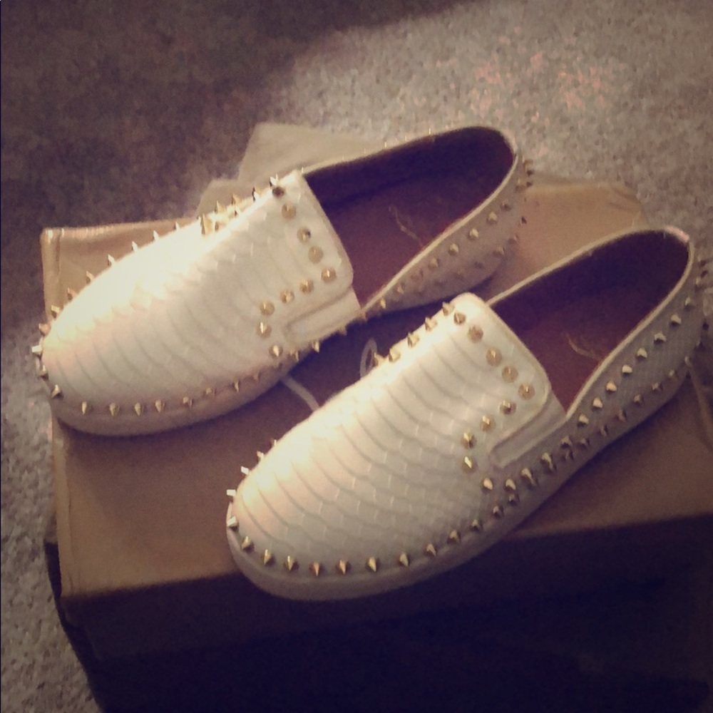 Christian Louboutin white, Red bottom Shoes